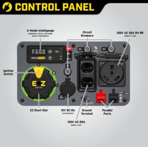 Champion Power Equipment 4500W Electric Start Dual Fuel Inverter  • 200988