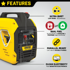 Champion Power Equipment 2500-watt Ultralight Portable Inverter Generator  • 100889