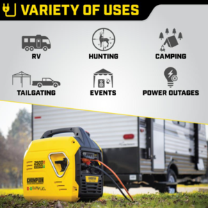 Champion Power Equipment 2500-watt Ultralight Portable Inverter Generator  • 100889