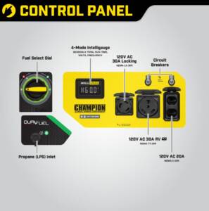 Champion Power Equipment 3500-Watt Dual Fuel Generator • 200965