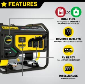 Champion Power Equipment 3500-Watt Dual Fuel Generator • 200965