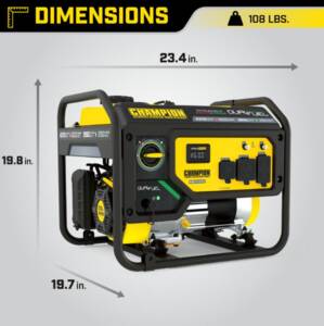 Champion Power Equipment 3500-Watt Dual Fuel Generator • 200965