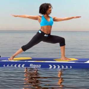 Aqua Leisure Inflatable Marine Deck / Yoga Mat – 8 ft. x 3 ft.  • APL21349