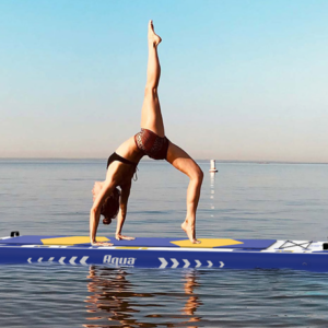 Aqua Leisure Inflatable Marine Deck / Yoga Mat – 8 ft. x 3 ft.  • APL21349