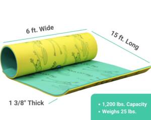 Aqua Lily Pad Original Aqua Lily Pad - 15 ft. x 6 ft., 2-Layer • ALP15