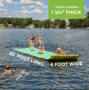Aqua Lily Pad Bullfrog Lily Pad - 20 ft. x 6 ft., 3-Layer  • BF20
