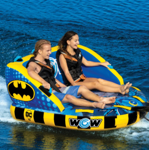 WOW Watersports Batman 2 Person Soft Top Towable Tube  • 22-WTO-3930