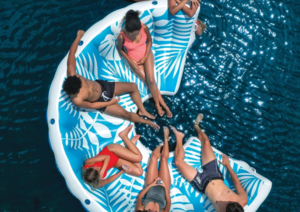 WOW Watersports Resort Island 6-8 Person Water Inflatable Lounge  • 23-WIL-4759