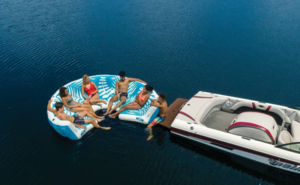 WOW Watersports Resort Island 6-8 Person Water Inflatable Lounge  • 23-WIL-4759