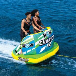 WOW Watersports Chariot 2 Person Towable Tube • 23-WTO-3976