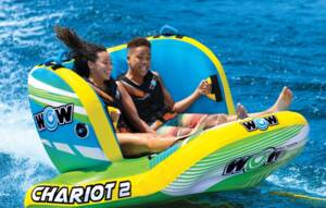WOW Watersports Chariot 2 Person Towable Tube • 23-WTO-3976