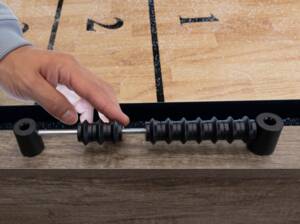 American Legend Brookdale 9' LED Shuffleboard Table w/ Bonus Bowling Game  • AL5002W