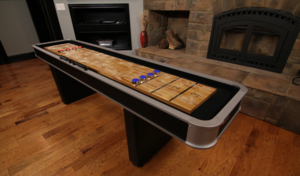 Atomic 9' Platinum Shuffleboard Table  • M01702AW