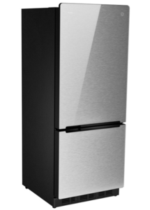 GE Appliances Profile 10.0 cu. ft. 12V DC Bottom Freezer Refrigerator, Stainless Steel  • PBV10R5VSS