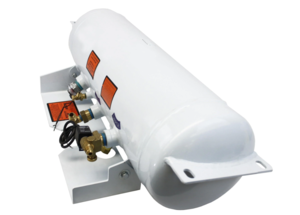 Flame King 5.9 Gallon ASME RV Trailer Propane Tank with Remote Valves & Solenoid  • YSN-ASME5.9