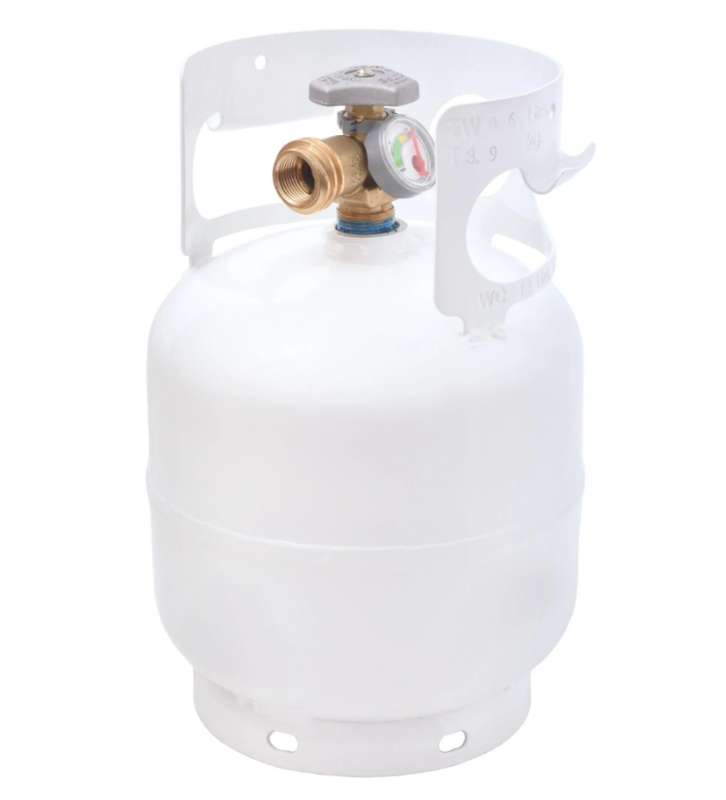 Flame King Portable 5lb Propane Tank LP Cylinder with OPD & Gauge  • YSN5LB-GAUGE