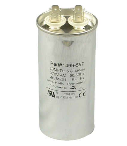 Coleman-Mach Air Conditioner Run Capacitor For 67/76 Models  • 1499-5671