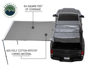 Overland Vehicle Systems Nomadic Awning 2.0 - 6.5' with Black Cover  • 18049909