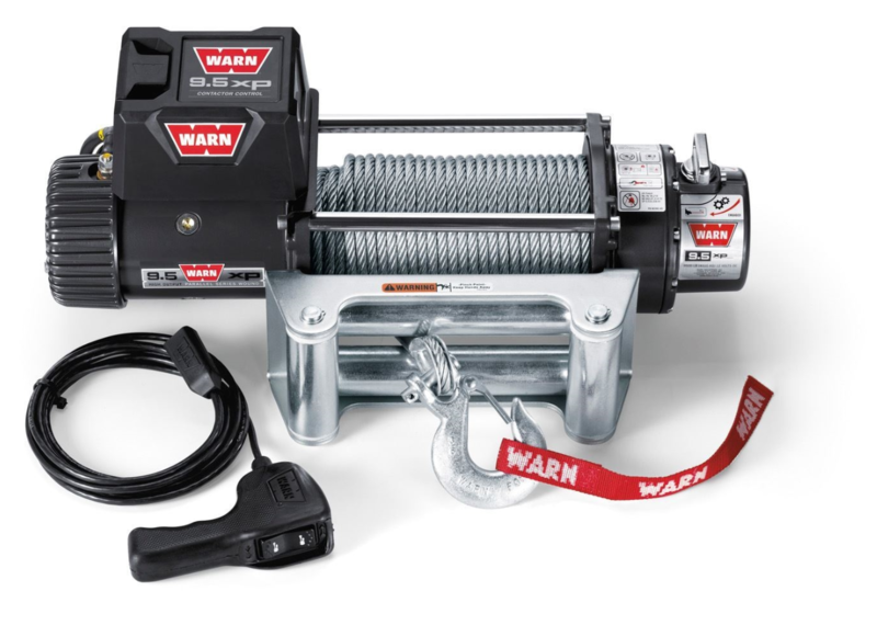 Warn 9.5XP Winch, 9,500 Lb, 100' Wire Rope, Wired Remote  • 68500