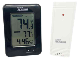 TempMinder Wireless Thermometer and Clock  • TM22259VP