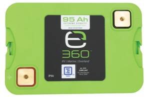 Expion 360 12V 95Ah Group 24 Extreme Density LifePO4 Deep Cycle Battery • EX-G24-95XDP