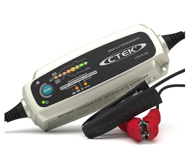 CTEK MUS 4.3 Test & Charge - 12V Fully Automatic Charger and Tester • 56-959