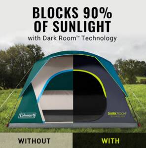 Coleman 6-Person Dark Room Skydome Camping Tent • 2000036529