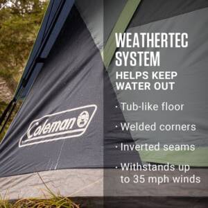 Coleman 6-Person Dark Room Skydome Camping Tent • 2000036529