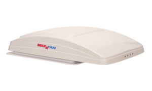 Maxxair Maxxfan Deluxe Roof Vent with White Manual Lid & 4-Speed Fan  • 00-05301K