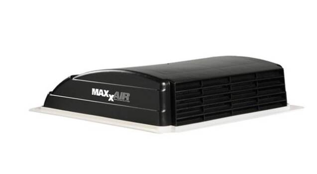Maxxair Mini Roof Vent, Manual Opening, Black • 00-03750