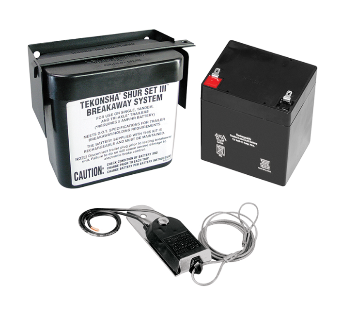 Tekonsha Shur-Set III Lockable Breakaway System, Includes #2010 Nylon Breakaway Switch  • 20010