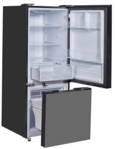 InVision Dual Swing Door Stainless Steel RV Refrigerator, 10.7cu.ft.   • 180-4562