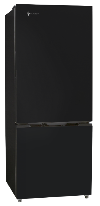 InVision 10.7cu.ft. Dual Swing Door RV Refrigerator • Black • Residential Style Fridge  • 180-2562