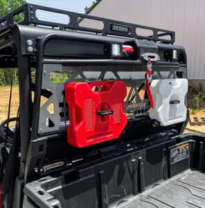 Thumper Fab Can-Am Defender Winch Headache Rack,  Black  • TF041601-BK