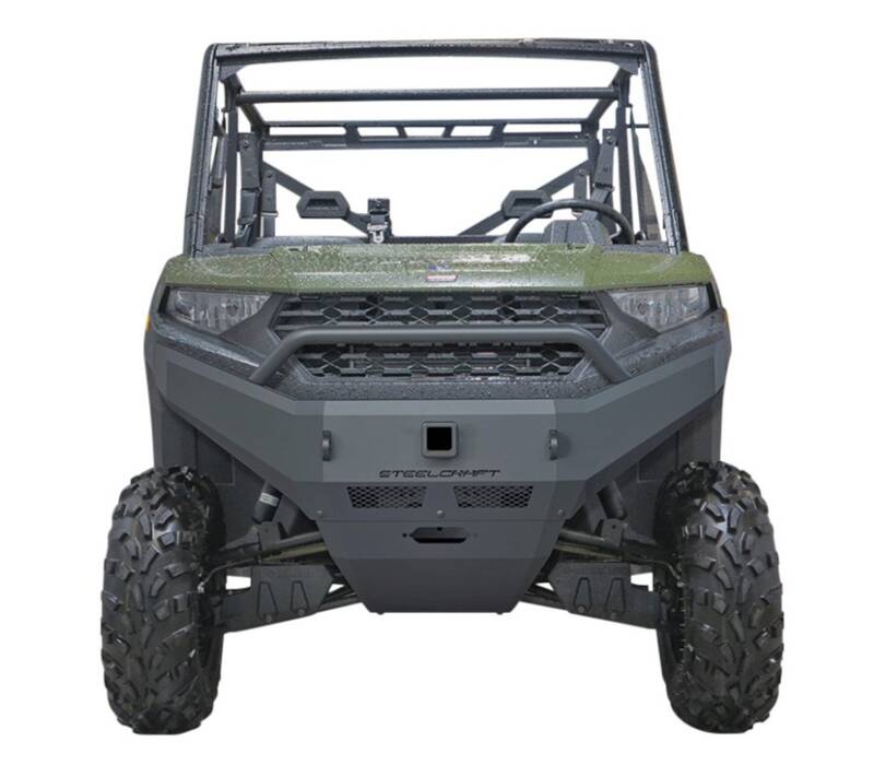 Steelcraft 18-24 Polaris Ranger XP/Non 1000 Fine Textured Black UTV Front Bumper Replacement • 70-3020