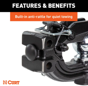 Curt Adjustable Channel Mount w/ 2-5/16