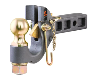 Curt SecureLatch Receiver-Mount Ball & Pintle Hitch, 2