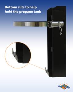 Flame King 10LB Propane Tank Mounting Bracket Strap • YSNBRK10