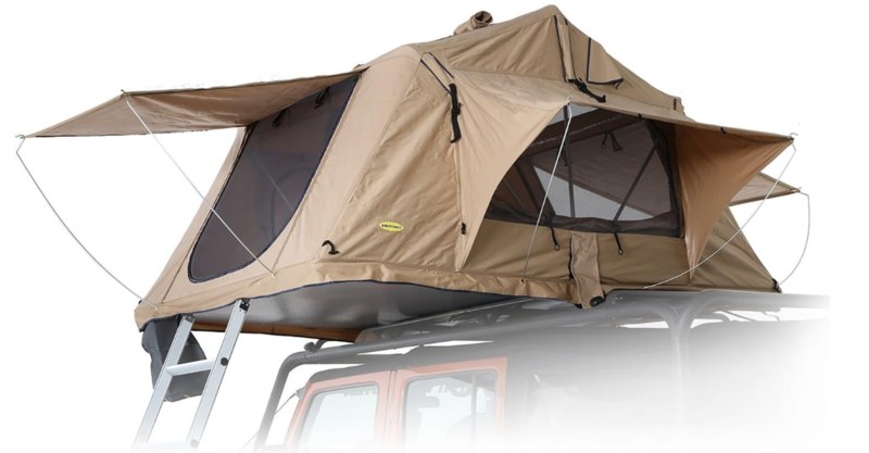 Smittybilt Overlander Roof Top Tent, Coyote Tan  • 2783