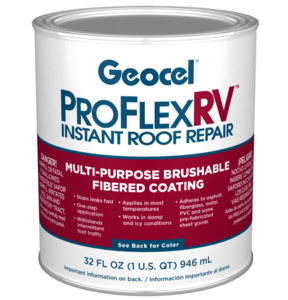 Geocel Pro Flex RV Instant Roof Repair, 1 Quart - White  • GC24201