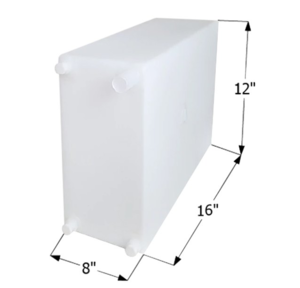 Icon 6 Gallon Fresh Water Tank with 3/8