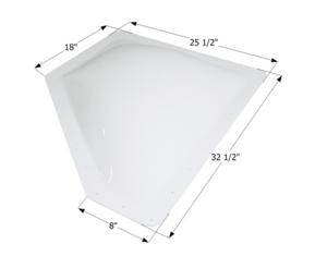 Icon Neo Angle RV Skylight 28.5