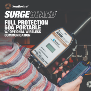 Southwire 50 Amp Wireless Surge Guard Portable Surge Protector  • 34951