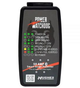 Hughes 50 Amp Power Watch Dog Bluetooth Surge Protector  • PWD50