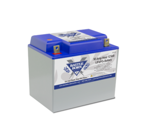 Battle Born 50Ah 12V Group 24 LiFePO4 Deep Cycle Battery  • BB1250