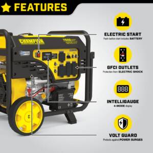 Champion Power Equipment 9200-Watt Generator with CO Shield And Carbon Monoxide Auto Shutoff System  • 201110