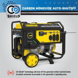 Champion Power Equipment 5500 Watt Dual Fuel Generator with CO Shield • 201085