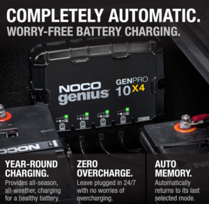 Noco 4-Bank 40A On-Board Battery Charger  • GENPRO10X4