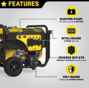 Champion Power Equipment 7500W Electric Start Generator  • 100813