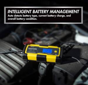 Wagan 6V and 12V 4.0A Intelligent Battery Charger, Battery Maintainer, Fully-Automatic Smart Charger • 7403